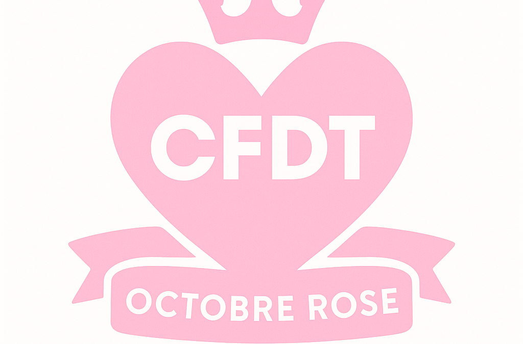 LOGO OCTOBRE ROSE CFDT VENDEE