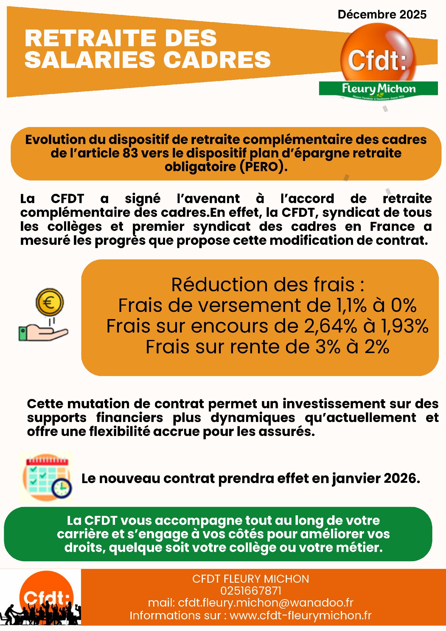 ACCORD RETRAITES CADRES 2025